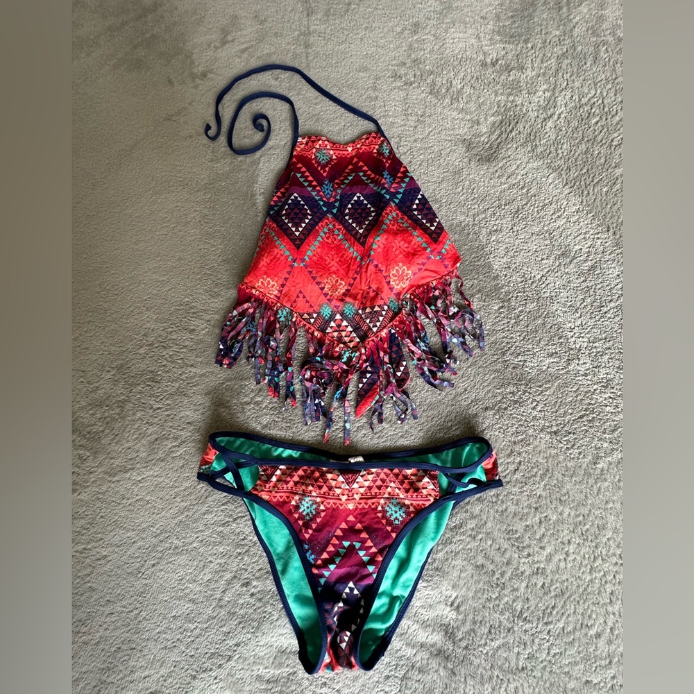 BIKINI LAB tribal print bikini size- M